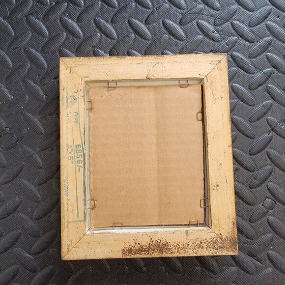 Winter Ski Scene Enamel on Copper Artwork By Jean Lucey, Framed & Signed, 7"x6" - Picture 11 of 16